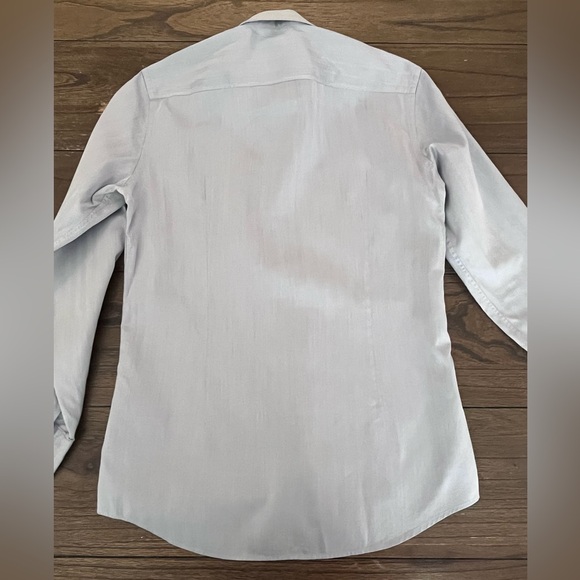 Hugo Boss Slim Fit Two Ply Button Down Dress Shirt Mens size 39 15 1/2 - Picture 7 of 8